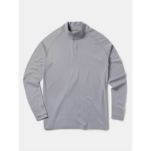 NEW DUCK CAMP men's merino quarter zip in oyster